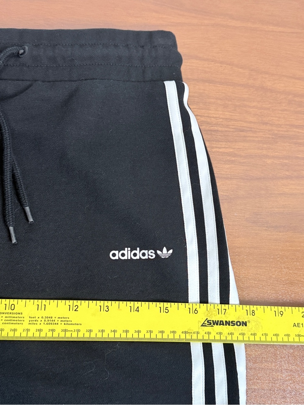adidas Black 3-Stripe Midi Skirt S - Picture 8 of 10